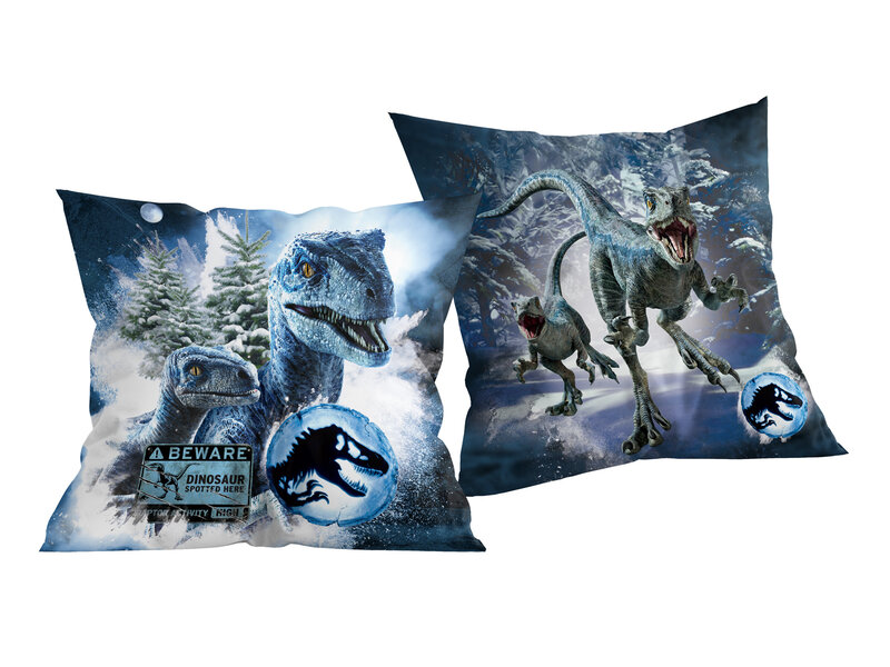 Jurassic World Sierkussen Beware - 40 x 40 cm - Polyester