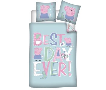 Peppa Pig Bettbezug Best Day 140 x 200 + 63 x 63 cm Polyester