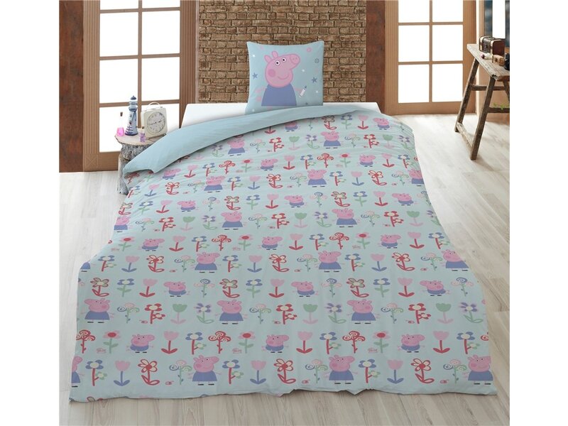 Peppa Pig Bettbezug Best Day - 140 x 200 + 63 x 63 cm - Polyester