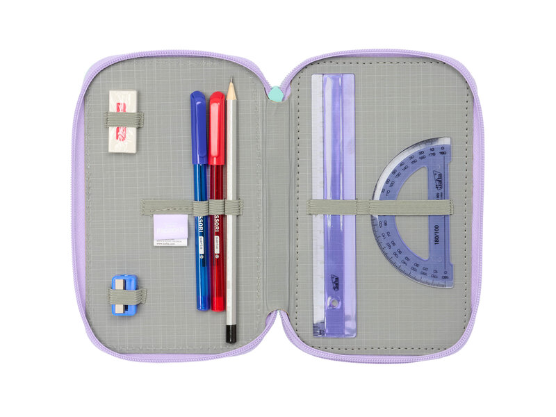 Disney Frozen Filled Pencil Case Spirit - 37 pieces - 19.5 x 12.5 x 5.5 cm - Polyester