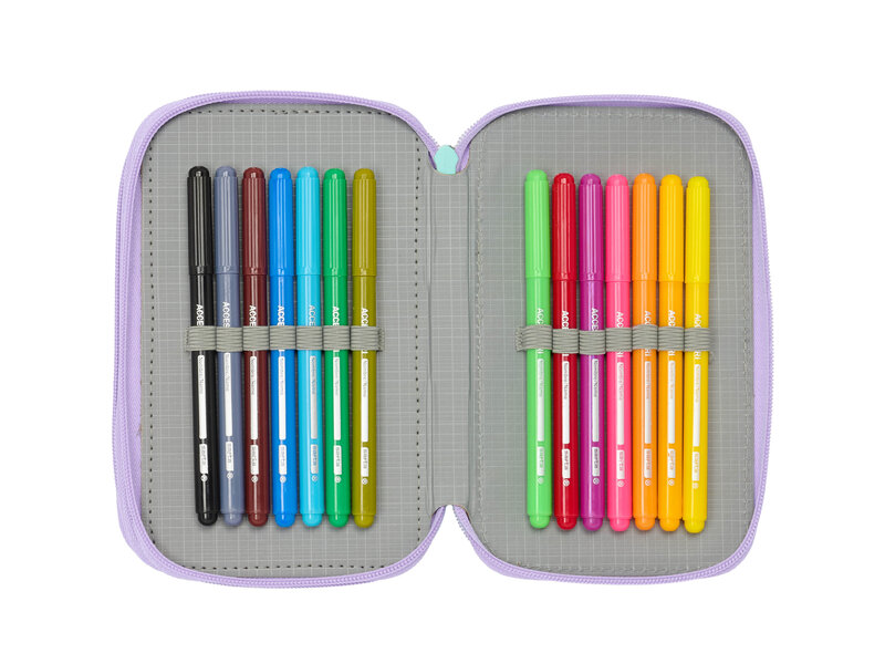 Disney Frozen Filled Pencil Case Spirit - 37 pieces - 19.5 x 12.5 x 5.5 cm - Polyester