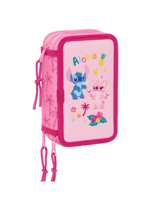 Disney Lilo & Stitch Gevuld Etui Chill (37 stuks) 19,5 x 12,5 cm Polyester