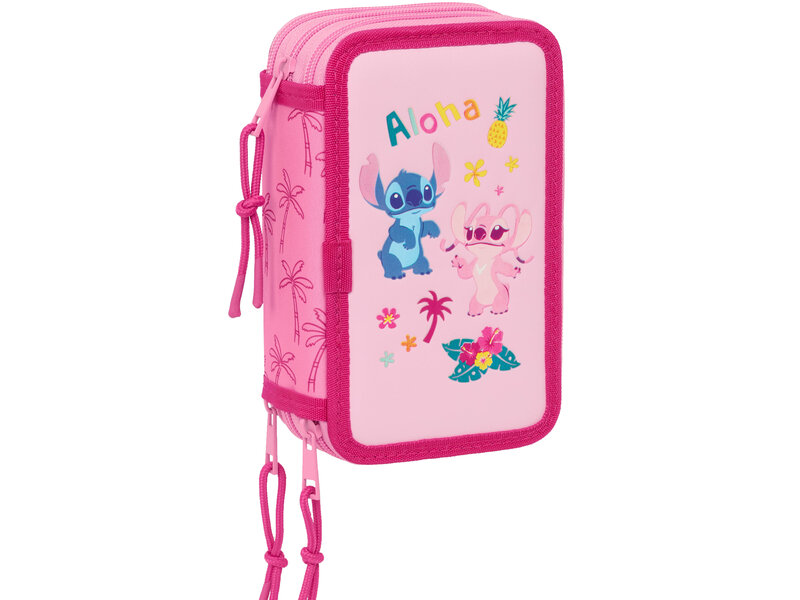 Disney Lilo & Stitch Filled Chill Case - 37 pieces - 19.5 x 12.5 x 5.5 cm - Polyester