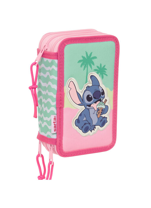 Disney Lilo & Stitch Gevuld Etui Ice (37 stuks) 19,5 x 12,5 cm Polyester