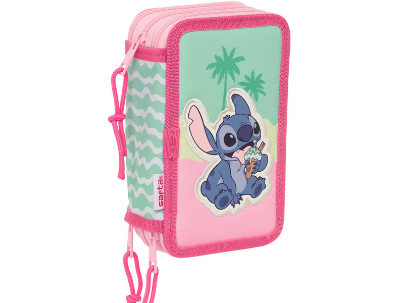 Disney Lilo & Stitch Filled Case Ice - 37 pieces - 19.5 x 12.5 x 5.5 cm - Polyester