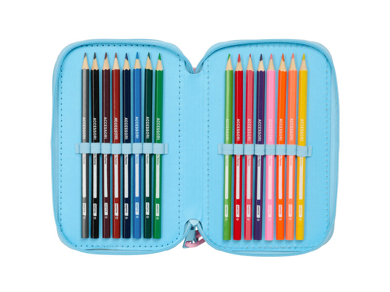 Disney Lilo & Stitch Filled Case Happy - 37 pieces - 19.5 x 12.5 x 5.5 cm - Polyester