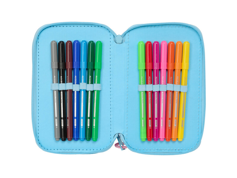 Disney Lilo & Stitch Coffret Happy - 37 pièces - 19,5 x 12,5 x 5,5 cm - Polyester