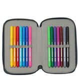 Real Madrid Trousse Champions garnie - 37 pièces - 19,5 x 12,5 x 5,5 cm - Polyester