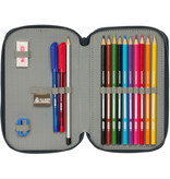 Real Madrid Trousse Champions garnie - 29 pièces - 19,5 x 12,5 x 4 cm - Polyester