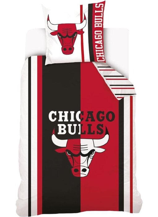 Chicago Bulls Dekbedovertrek Team 140 x 200 cm 70 x 90 cm Katoen