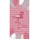 Strandlaken Flamingo 75x150cm