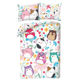 Squishmallows Bettbezug Hug - 140 x 200 + 70 x 90 cm - Polyester