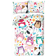 Housse de couette Hug 140 x 200 + 70 x 90 cm Polyester