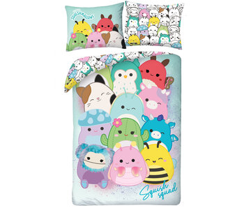 Squishmallows Bettbezug Squad 140 x 200 + 70 x 90 cm Polyester