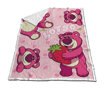 Toy Story Sherpa-Fleece-Plaid Lotso 130 x 170 cm Polyester/Fleece