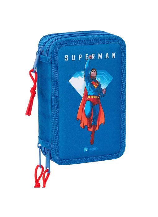 Superman Filled pencil case Superhero (37 pieces) 19.5 x 12.5 x 5.5 cm Polyester