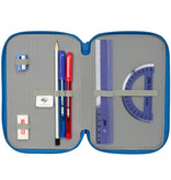 Superman Superhero Filled Pencil Case - 37 Pieces - 19.5 x 12.5 x 5.5 cm - Polyester