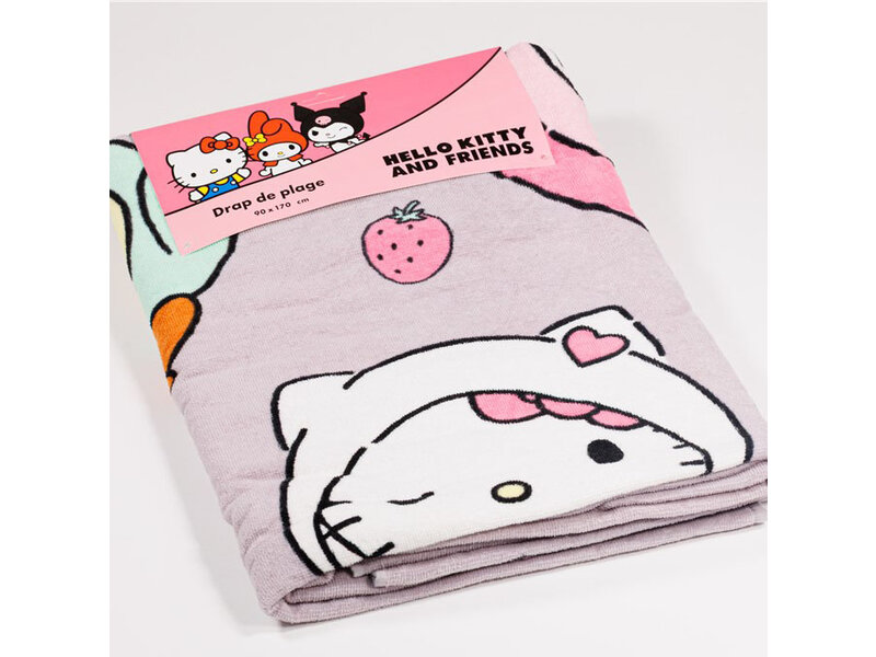 Sanrio Strandtuch Friends - 90 x 170 cm - Baumwolle