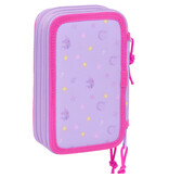 Unicorn Academy Filled Pencil Case Rainbow - 37 pieces - 19.5 x 12.5 x 5.5 cm - Polyester
