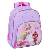 Unicorn Academy Backpack Rainbow - 34 x 28 x 10 cm - Polyester
