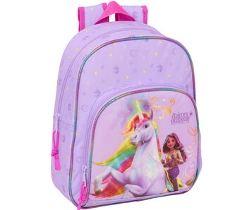Unicorn Academy Backpack Rainbow 34 x 28 x 10 cm Polyester