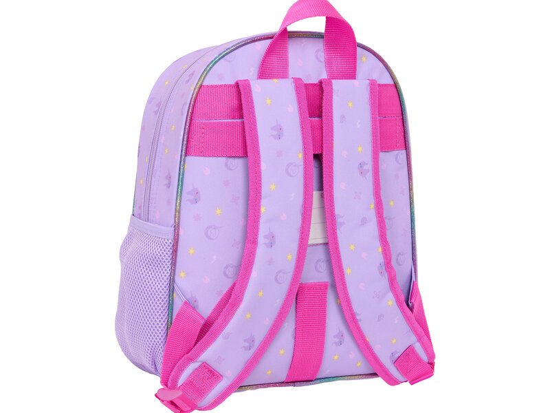 Unicorn Academy Rucksack Regenbogen - 34 x 28 x 10 cm - Polyester