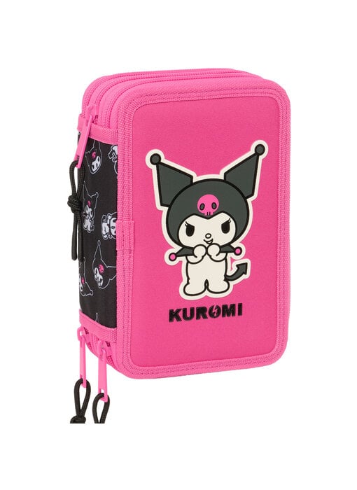 Hello Kitty & Friends Trousse Kuromi remplie (37 pièces) 19,5 x 12,5 x 5,5 cm Polyester