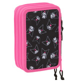 Kuromi Trousse Kuromi - 37 pièces - 19,5 x 12,5 x 5,5 cm - Polyester