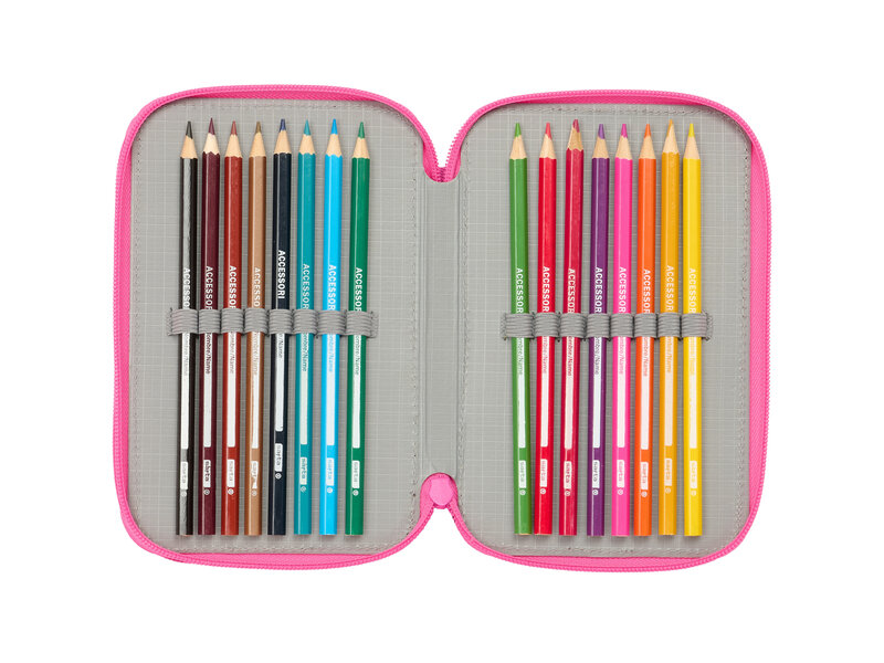 Kuromi Gevuld etui Kuromi - 37 stuks - 19.5 x 12.5 x 5.5 cm - Polyester