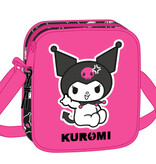 Kuromi Mini sac bandoulière Kuromi - 18 x 16 x 4 cm - Polyester