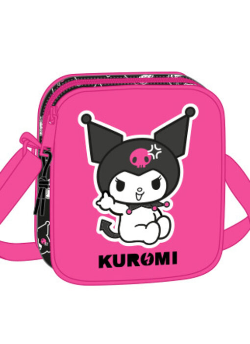 Hello Kitty & Friends Mini Schoudertas Kuromi 18 x 16 x 4 cm Polyester