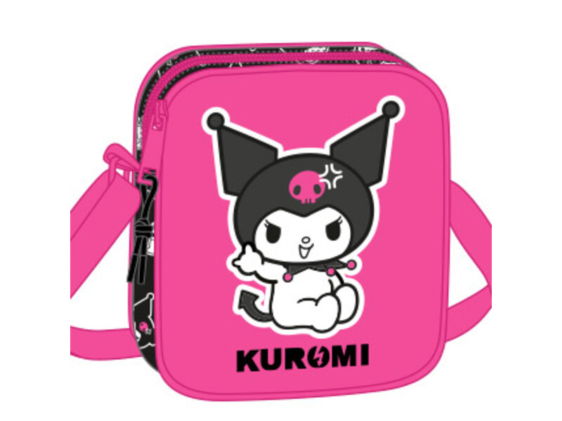 Kuromi Mini Schoudertas Kuromi - 18 x 16 x 4 cm - Polyester