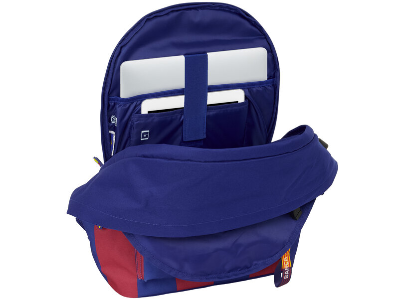 FC Barcelona Sac à dos pour ordinateur portable avec logo - 15,6" - 44 x 31 x 18 cm - Polyester
