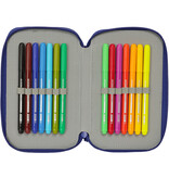 FC Barcelona Trousse garnie Winner - 28 pièces - 19,5 x 12,5 x 4 cm - Polyester