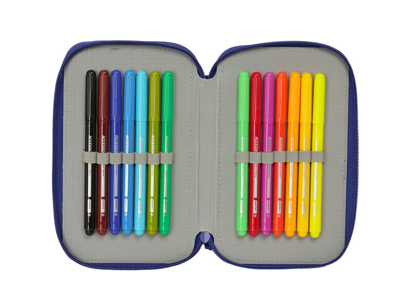 FC Barcelona Trousse garnie Winner - 28 pièces - 19,5 x 12,5 x 4 cm - Polyester