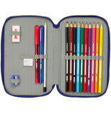 FC Barcelona Trousse garnie Winner - 28 pièces - 19,5 x 12,5 x 4 cm - Polyester