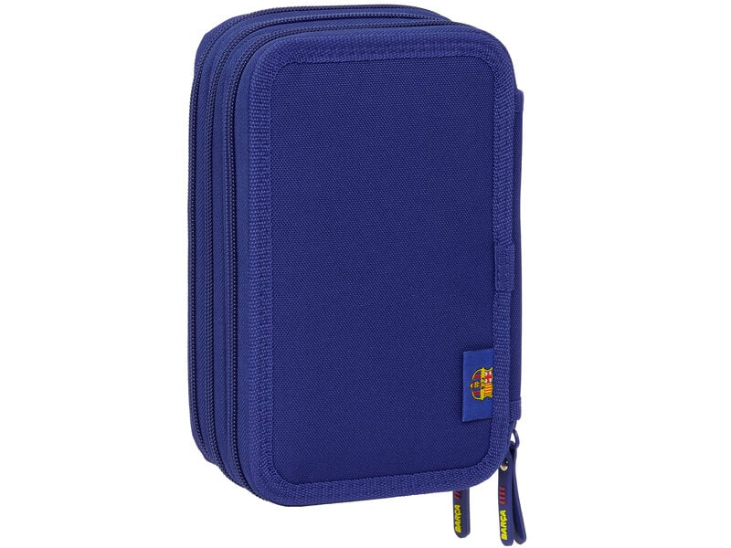 FC Barcelona Winner Filled Pencil Case - 37 Pieces - 19.5 x 12.5 x 5.5 cm - Polyester