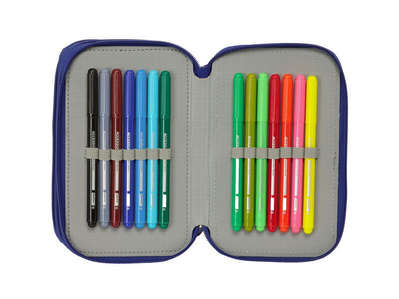 FC Barcelona Trousse Winner - 37 pièces - 19,5 x 12,5 x 5,5 cm - Polyester