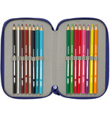 FC Barcelona Trousse Winner - 37 pièces - 19,5 x 12,5 x 5,5 cm - Polyester