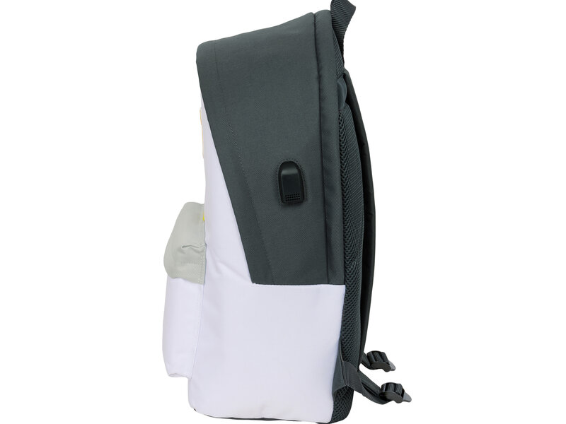 Real Madrid Score Rucksack - 43 x 31 x 13 cm - Geeignet für Laptop - Polyester