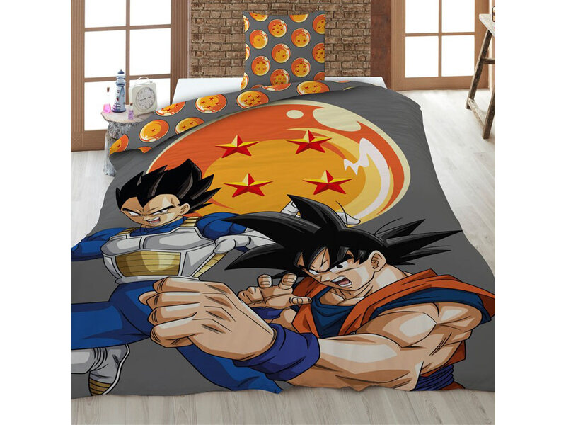 Dragon Ball Z Housse de couette Vegeta - 140 x 200 + 65 x 65 cm - Polycoton