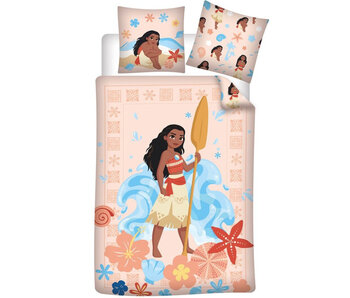 Disney Vaiana Housse de couette Warrior 140 x 200 + 65 x 65 cm Polycoton