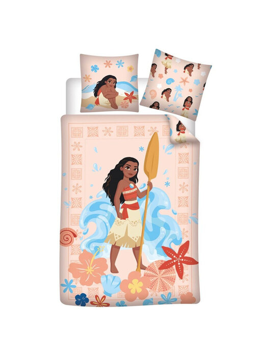 Disney Vaiana Housse de couette Warrior 140 x 200 + 65 x 65 cm Polycoton