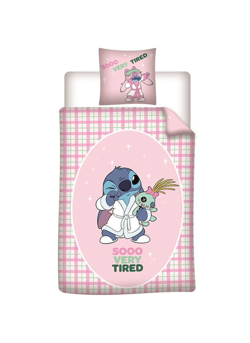 Disney Lilo & Stitch Duvet cover Very Tired 140 x 200 + 65 x 65 cm Polycotton