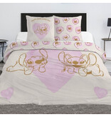 Disney Lilo & Stitch Bettbezug Happy - 240 x 220 cm + (2x) 65 x 63 cm - Polycotton