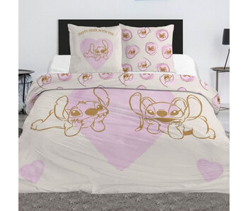 Disney Lilo & Stitch Duvet cover Happy 240 x 220 + 65 x 65 cm Polycotton
