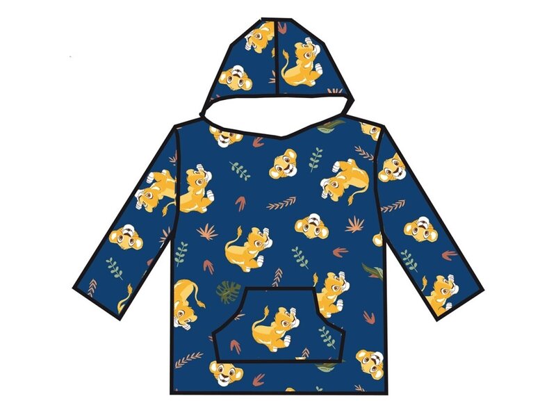 Disney The Lion King Kapuzen-Fleecedecke Simba - Kind - Einheitsgröße (7-14 Jahre) - Polyester