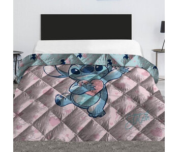 Disney Lilo & Stitch Couvre-lit Coeur 240 x 220 cm Polyester