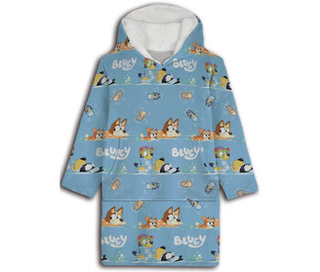 Bluey Hoodie Fleece blanket Swim Child (3-6 years) Polyester