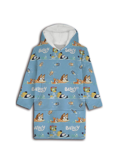 Bluey Hoodie Fleece blanket Swim Child (3-6 years) Polyester